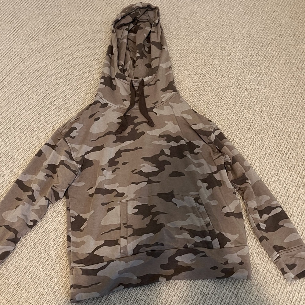 Banana Republic XS Baby Terry Camo Hoodie